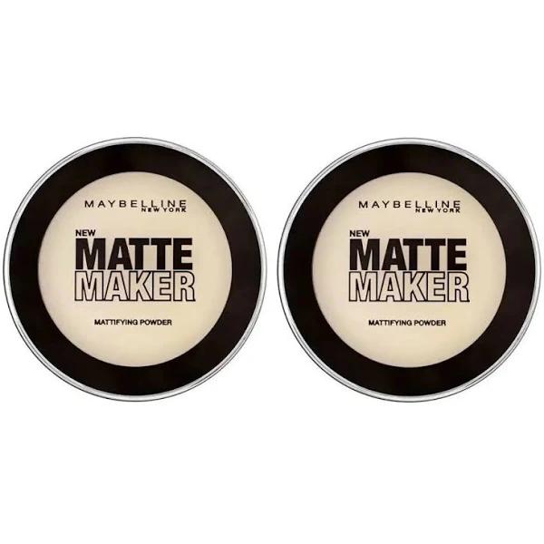 Maybelline Matte Maker Mattifying Powder 16G 10 Classic Ivory - 2 Pack