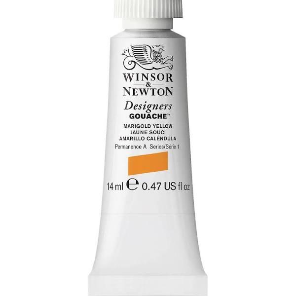 Winsor & Newton - Designers' Gouache Marigold Yellow - S1 / 14ml