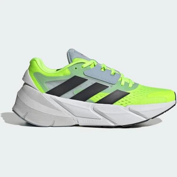 Adidas Adistar 2.0 Shoes Lucid Lemon / Carbon / Wonder Blue M 11.5 / W 12.5 - Men Running Trainers