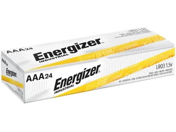 Energizer Industrial EN92 1.5V Alkaline AAA Battery Pack 24