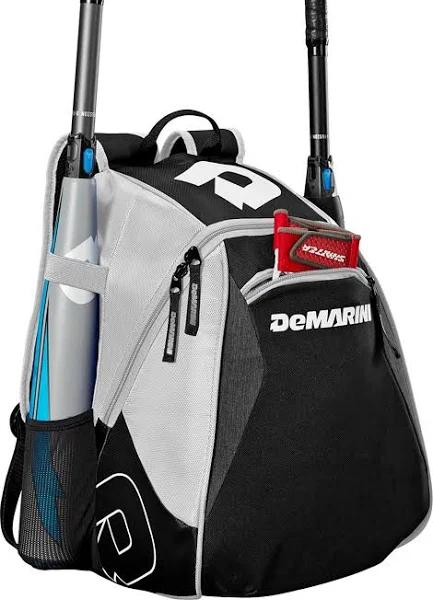 DeMarini Voodoo Junior Baseball Backpack - Team White