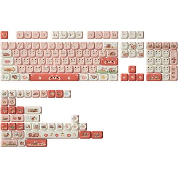 Akko Racoon Mao Keycap Set (142-Key)