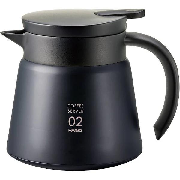 Hario V60 Insulated Stainless 600ml Server - Black