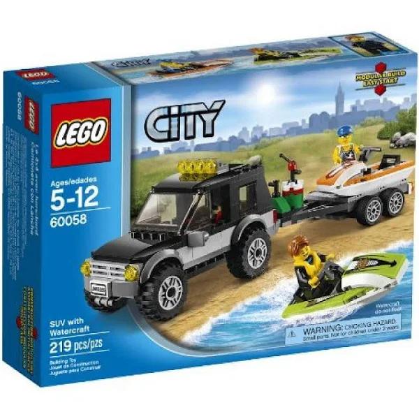 LEGO City Great Vehicles 60058 SUV with Watercraft