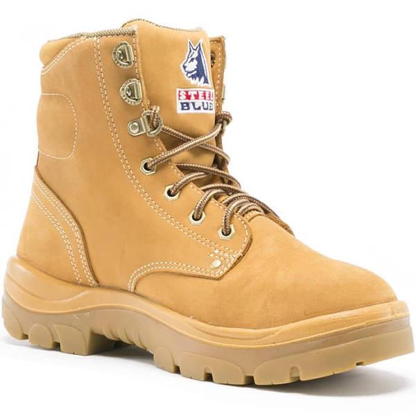 Steel Blue Boots 322102 Argyle: Nitrile Outsole | National Workwear 8.5 Aus/UK / Wheat