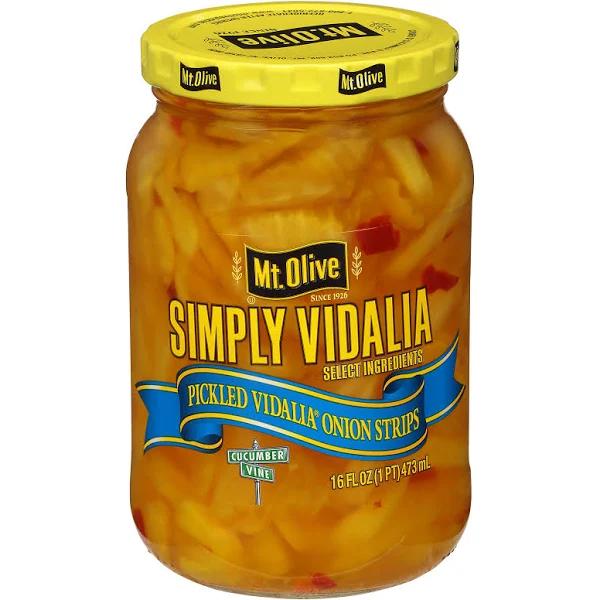 Mt. Olive Simply Vidalia Pickled Onion Strips 16 oz