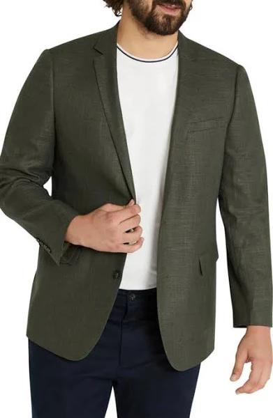 Johnny Bigg Harrison Textured Stretch Blazer Fern 56