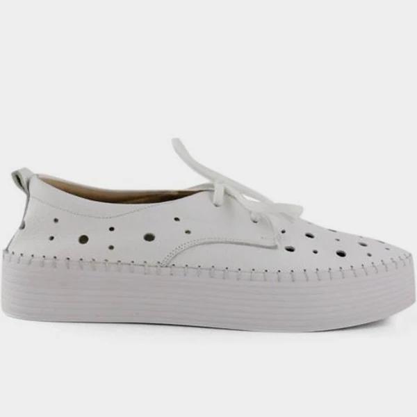 BUENO Lemar Casual Shoe - White - 36 - AfterPay & zipPay Available