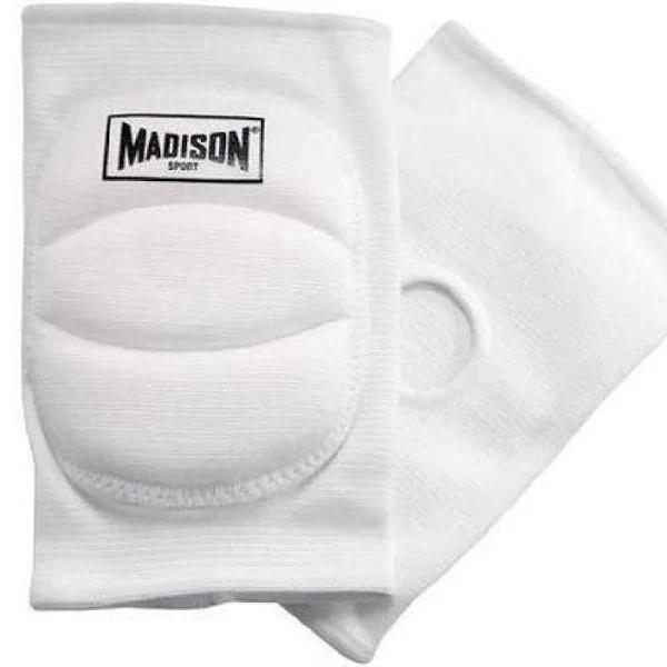 Madison Volleyball Knee Pads in White or Black- Sports Therapy