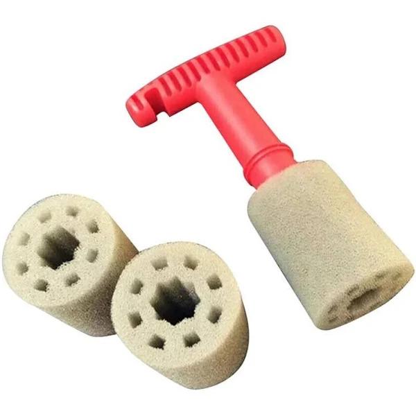 Adore Car Detailing Brush Lug Nut Wheel Cleaning Brush With Handle Replaceable Sponge Head - AfterPay & zipPay Available