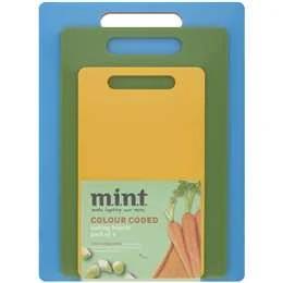 Mint Cutting Boards Colour Coded 4 Pack