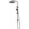 Caroma Urbane II Rail Shower With 300mm Overhead - Matte Black