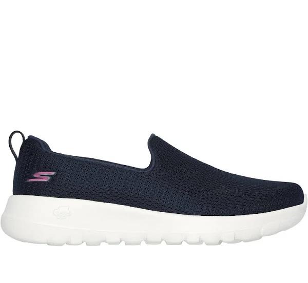 Skechers Womens Gowalk Joy Aurora Comfortable Wide Fit Shoes - Navy White - 8.5 US or 25.5 CMS