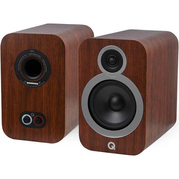 Q Acoustics Q3030i Bookshelf Speakers, English Walnut by Addicted to Audio