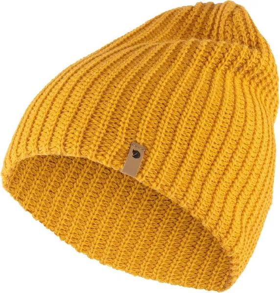 Ovik Melange Beanie Mustard Yellow