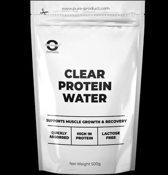 Pure Product Australia Clear Protein Powder 3kg Unflavoured No Shaker Glass