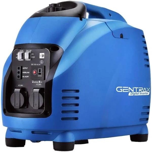 Gentrax 3.5kW Max 3.0kW Rated Pure Sine Wave Petrol Inverter Camping Generator