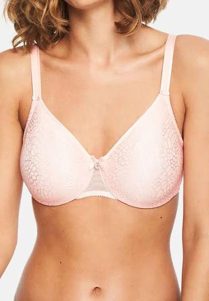 David Jones Chantelle C Magnifique Moulded Bra in Soft Pink, Size 10E