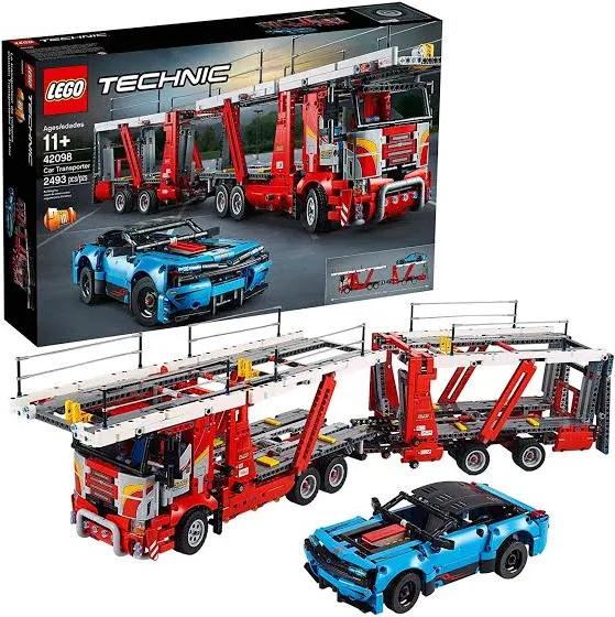 LEGO Technic Car Transporter 42098 Toy Truck and Trailer Building Set