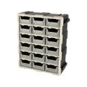 Montgomery Grey Interlocking 18 Tray Organiser