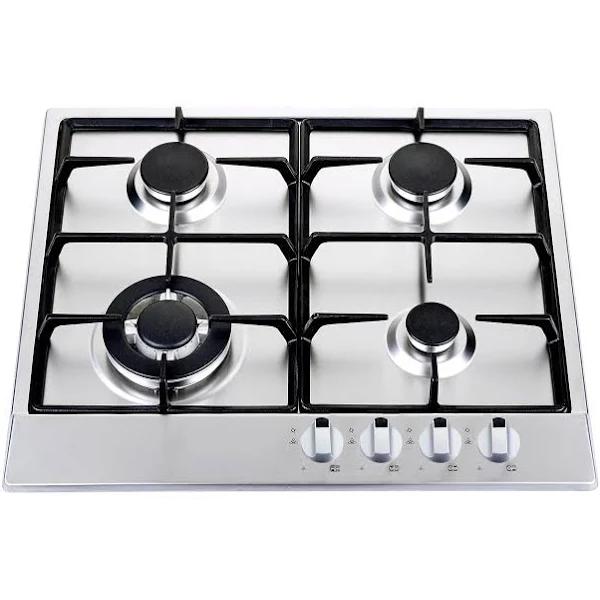 Bellini 60cm Stainless Steel 4 Burner Gas Cooktop