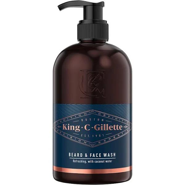 Gillette King C Beard & Face Wash 350ml