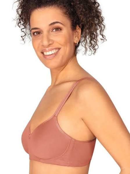 Amoena Mara Padded Mastectomy Bra. Rose, Moulded 20D