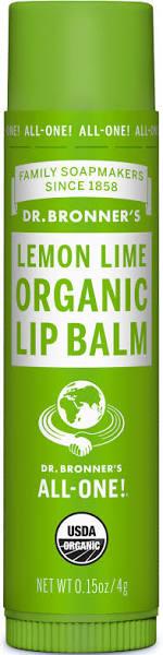 Dr Bronner's Lemon Lime Organic Lip Balm - 4G