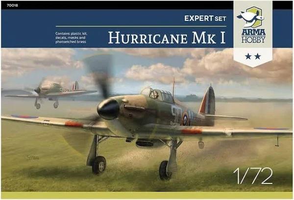 Arma Hobby 1/72 Hurricane MK I Expert Set Plastic Model Kit [70019]