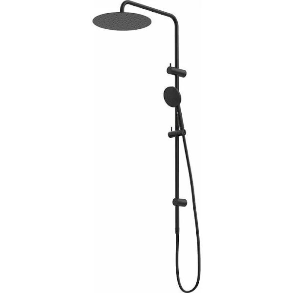 Caroma Urbane II Rail Shower With 300mm Overhead - Matte Black