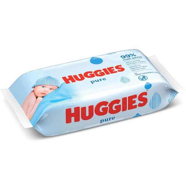 Huggies Pure Baby Wipes 56