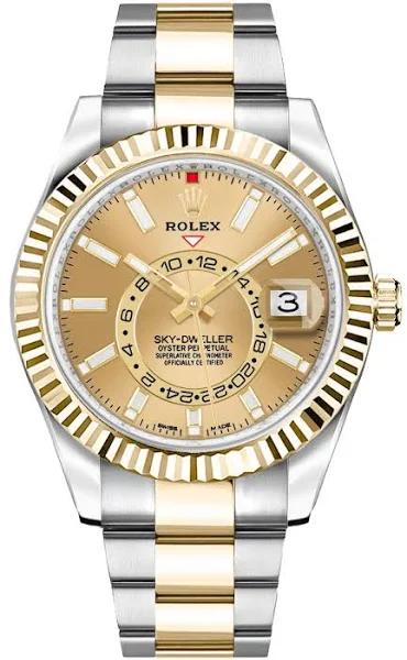 326933 - Rolex Sky-Dweller Gold & Steel Mens Watch