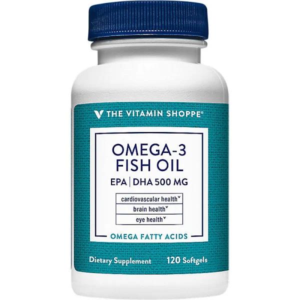 The Vitamin Shoppe, Omega-3 Fish Oil, 120 Softgels