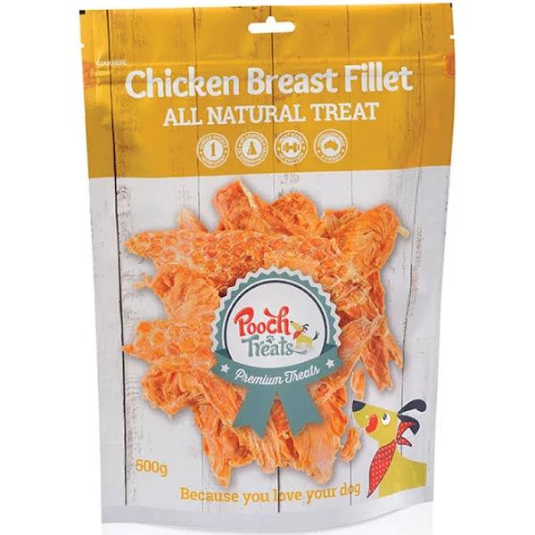 Pooch Treats Australian Chicken Breast Dog Treats - 500g