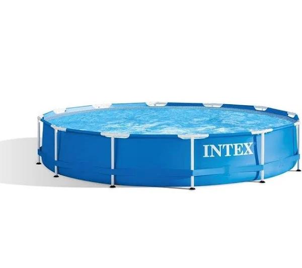 Intex 12' x 30" Metal Frame Above Ground Pool with Filter Pump