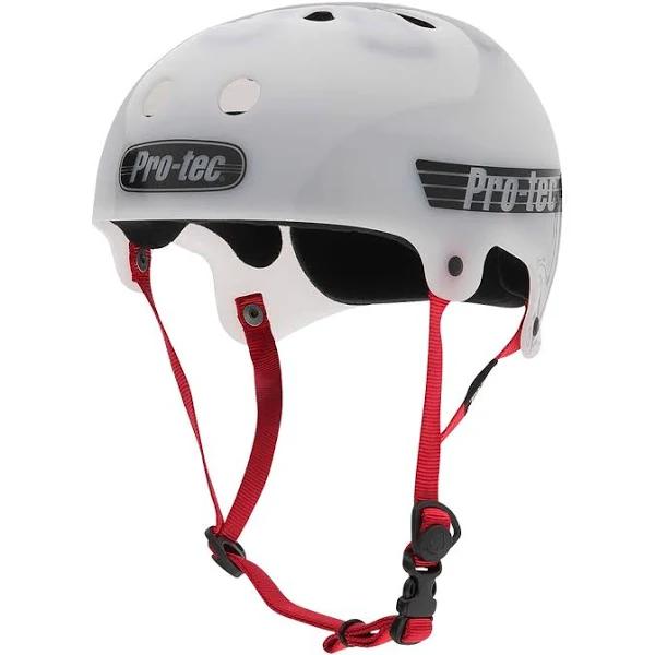 Pro Tec Classic Skate Bucky Helmet Translucent White