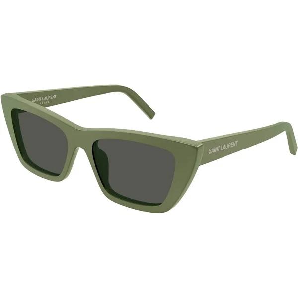 Saint Laurent SL 276 Mica 057 Green Grey Sunglasses