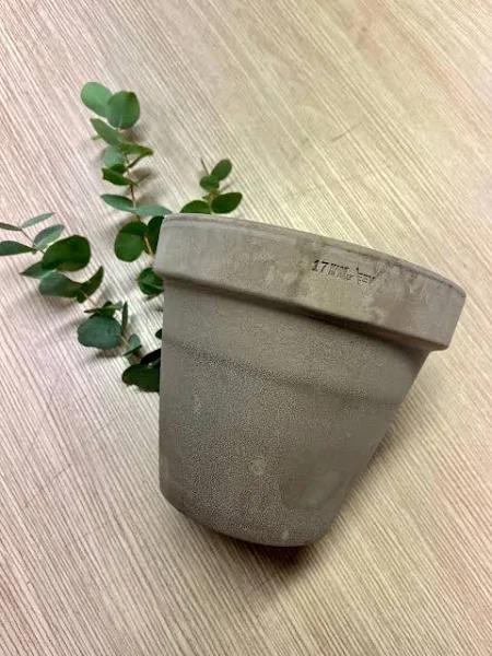 Northcote Pottery 17cm Italian Terracotta Greige Pot