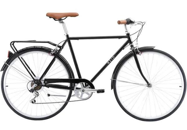 Roadster Vintage Bike Black, Black / L