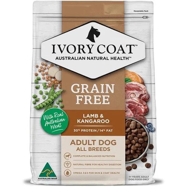 Ivory Coat Grain Free Dry Dog Food Lamb & Kangaroo 20kg