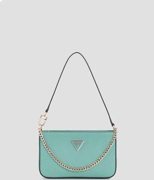 Guess Women's Blue Noelle Mini Shoulder Bag