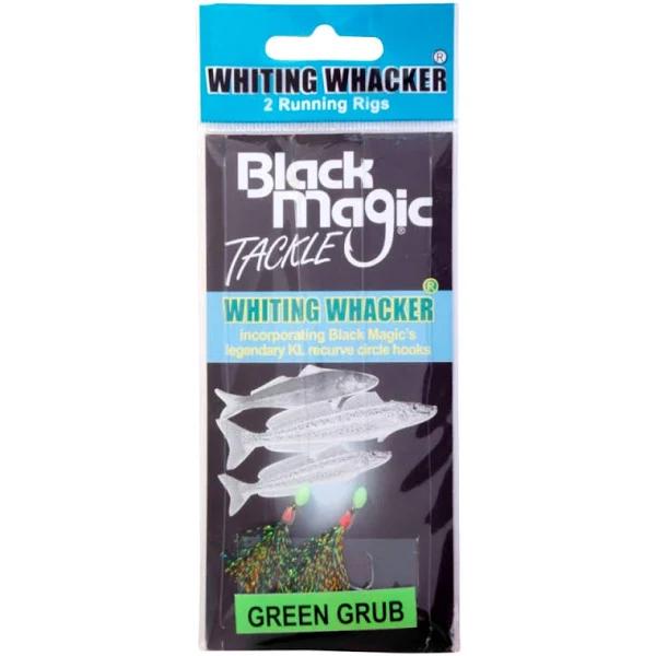 Black Magic Whiting Whacker Rig - Green Grub