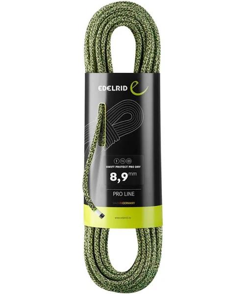 Edelrid Swift Protect Pro Dry 8.9mm Rope Night/Green 80m 712890800220