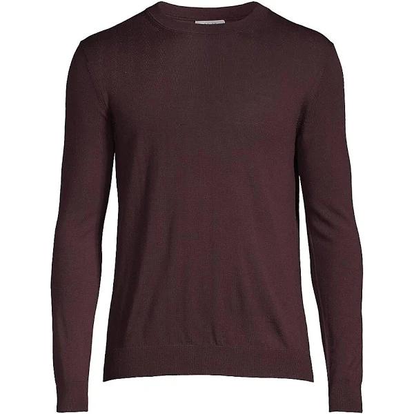 Reiss Wessex - Merino Wool Jumper in Bordeaux, Mens, Size M