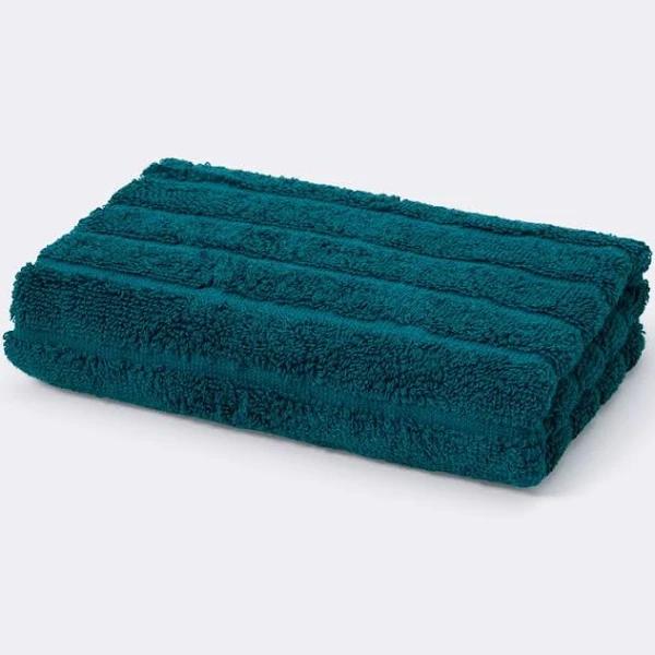 Openook Ribbed Hand Towel - Dark Teal