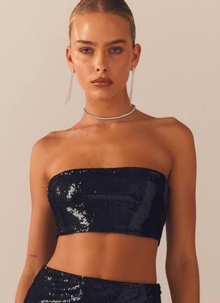 Emma Sequin Bustier - Black Black / AU 18