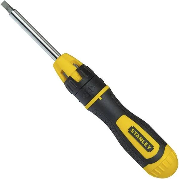 Multi-Bit Ratcheting Screwdriver, 10 Pc., STANLEY, 68-010