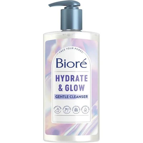 Biore Hydrate & Glow Gentle Cleanser 200 ml