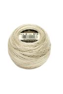 DMC Pearl Cotton Ball Size 8 87yd, Pale Yellow