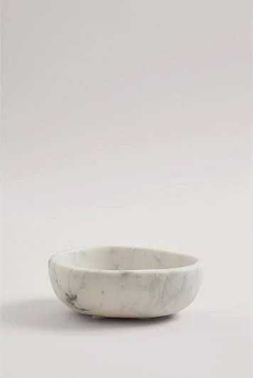 Country Road Hast Small Bowl Snow | Marble